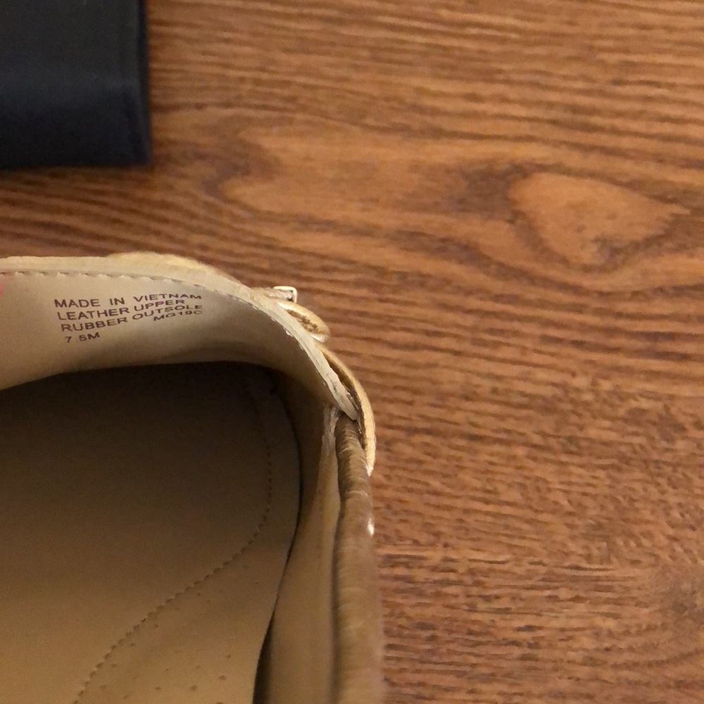 Michael Kors Gold Loafers - Picture 6 of 16
